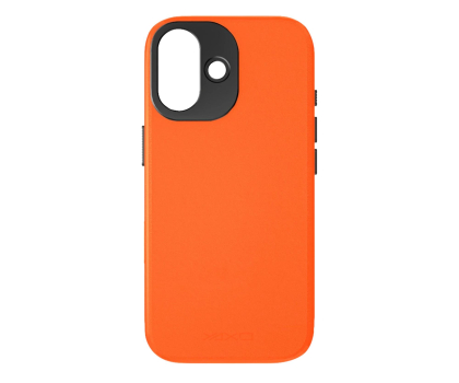 Etui do telefonów YAXO Leather Gear Slim Case MagSafe iPhone 17 Magma Orange